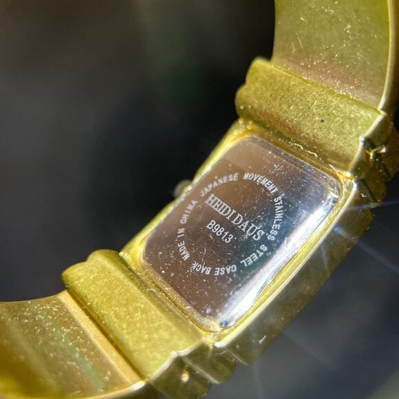 Heidi Daus Purple Stones Band Cuff Watch - Picture 8 of 9